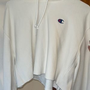 Champion crop hoodie